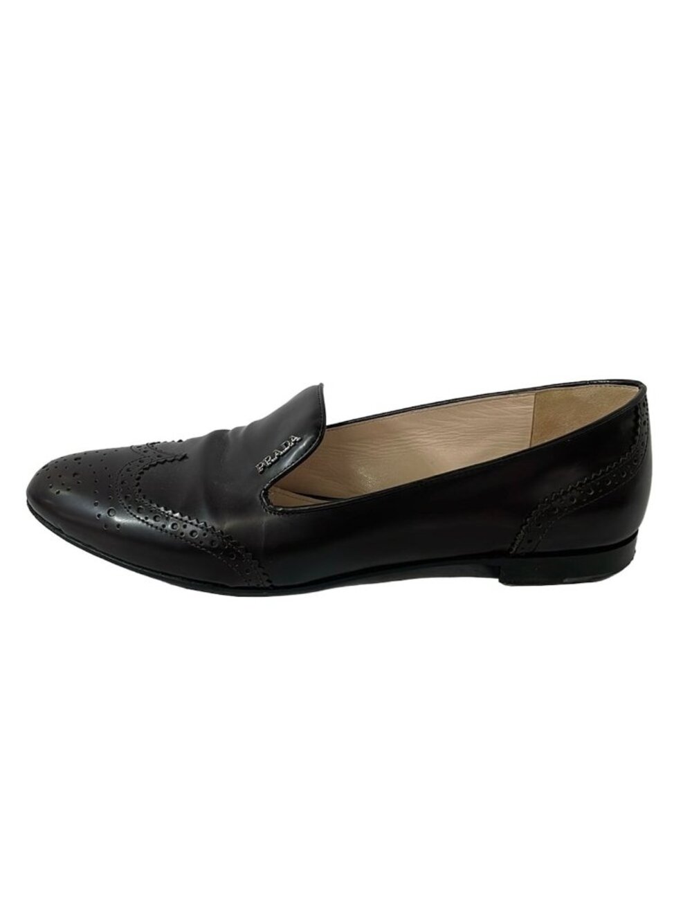Prada Loafers Dark Brown Leather